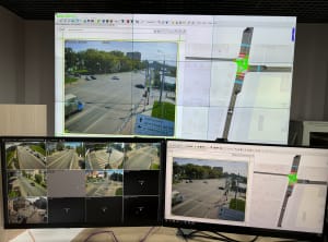 В Пензенской области на мосту через Суру установили метеостанцию и информационное табло